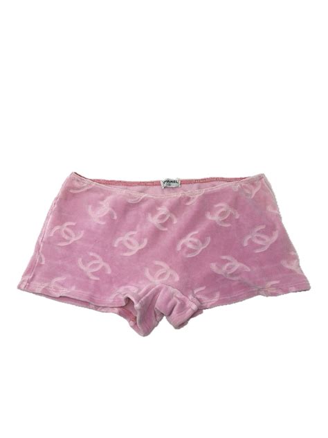 pink chanel shorts|authentic chanel shorts.